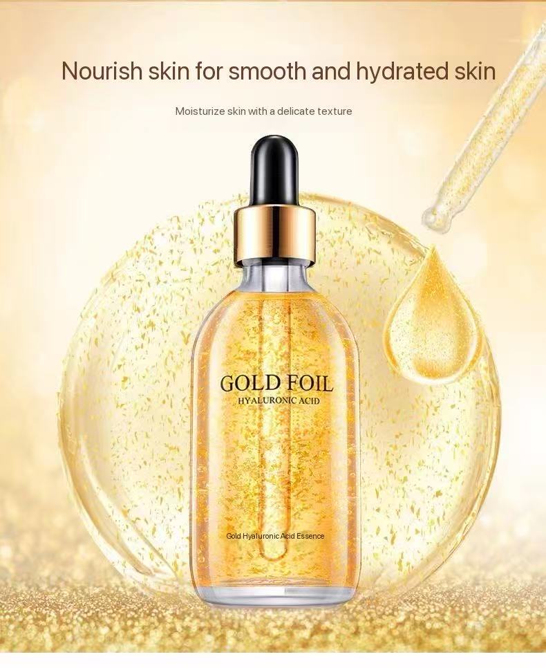 100ml 24k Hyaluronic acid   Whitening serum  Gold Hyaluronic Acid Nicotinamide Face Serum Anti Aging Facial Lifting Collagen Essence Skin Care Whitening Serum  Facial serum