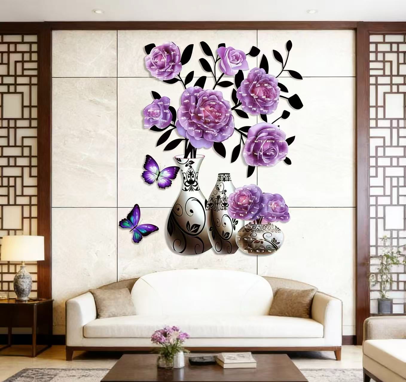 Wall decoration  Home decoration   3D wall stickers  wall decals  realistic stickers   suitable for living room   bedroom  home decor accents 3D  wallpaper House decorative stickers