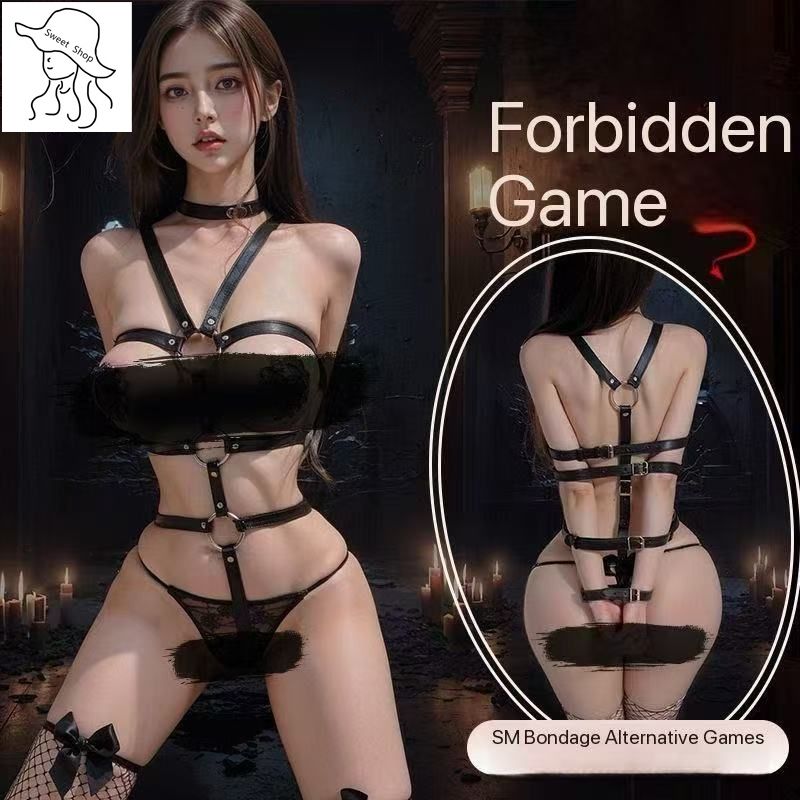 10pcs SM Bondage Restraint Set suitable for couples  Masturba Sex Toy couples  women  plush handcuff bondage kit   adult toys and games  with eye mask  leather whip  nipple clamp and other accessories