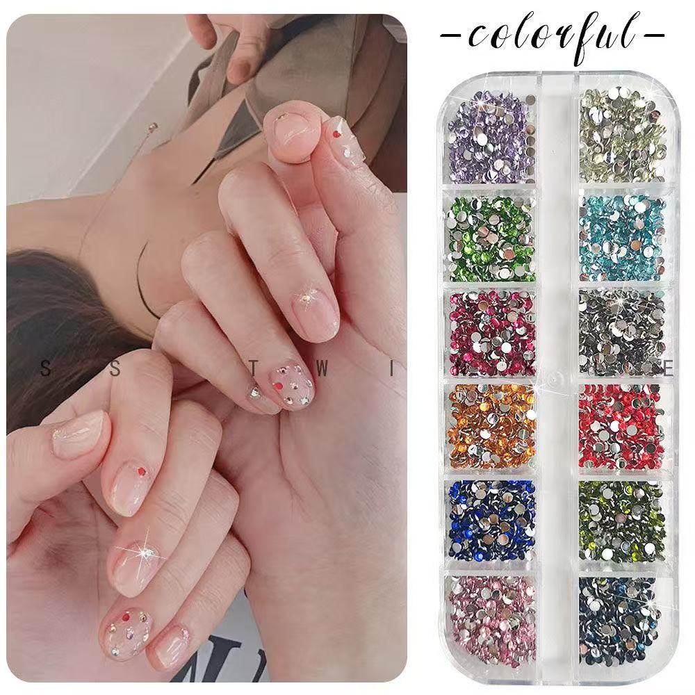 Nail stickers manicure tools   Nail art kit Nail art tool set  nail brush  nail file  glitter  drill pen  multifunctional color set  nail Art Brushes