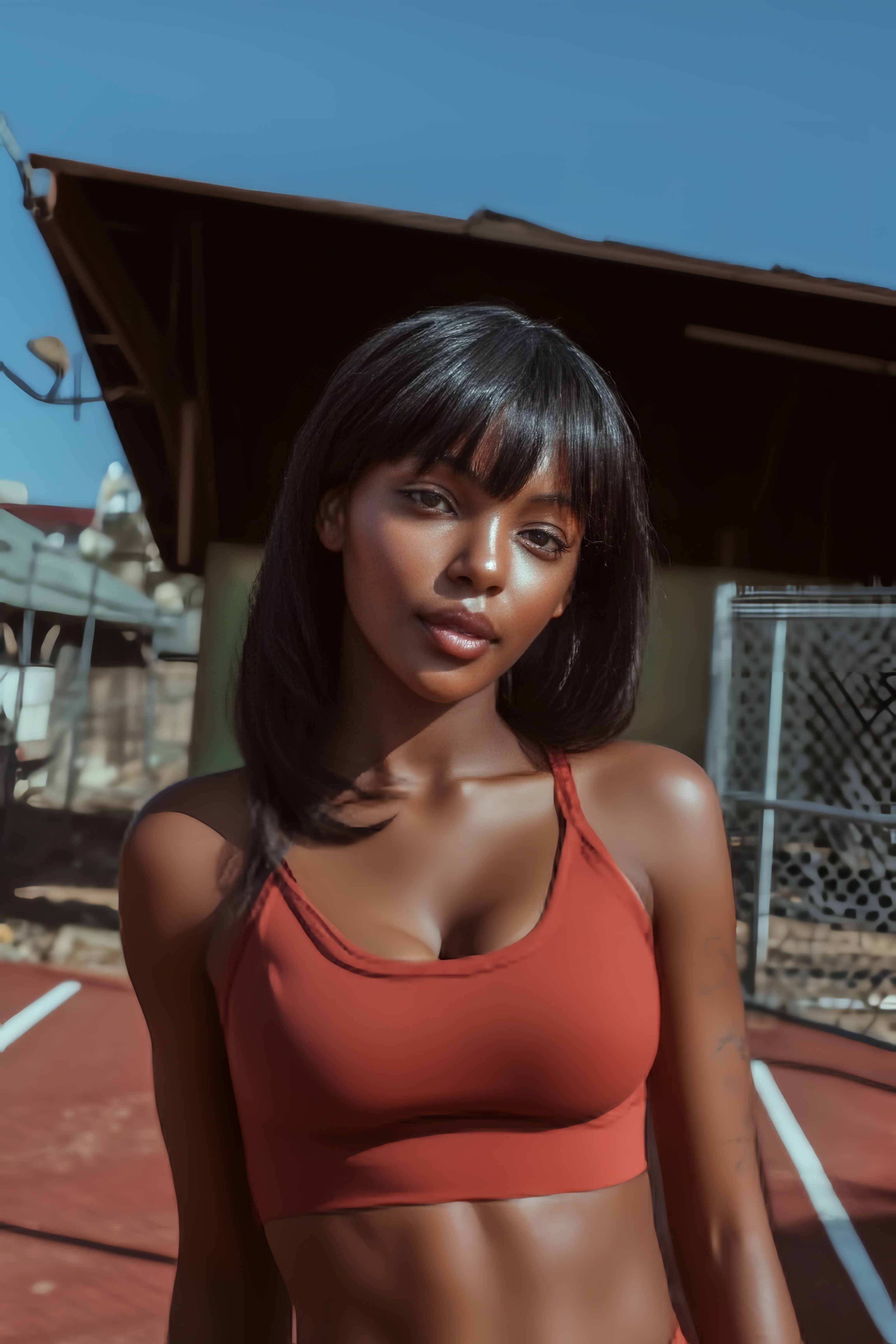 8*10 HD Lace Human Hair Bob Wigs - 12 Inch 150% Density | Ice Silk Base for African Heat (Natural Black, Pre-Cut Bangs, 3D Volumizing Crown, Adjustable Size, Gift)