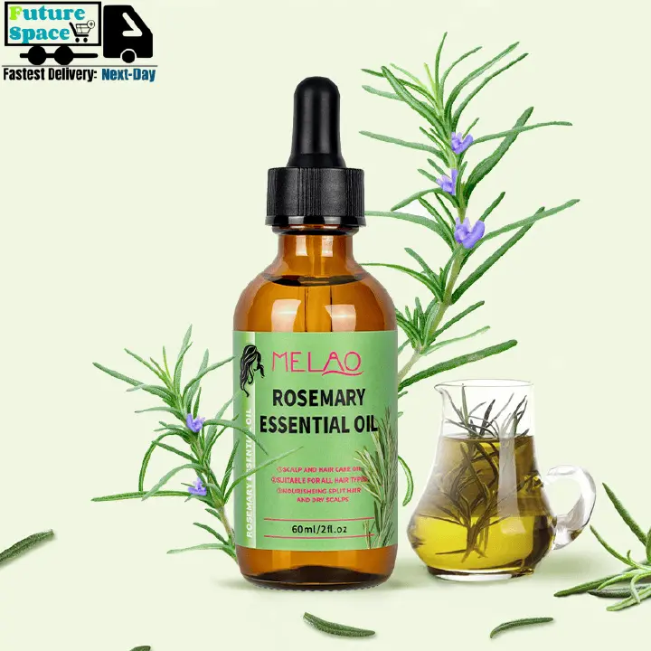 Rosemary Mint Hair Growth Oil - Scalp Treatment for African Hair | Strengthens & Prevents Breakage (Natural Ingredients, Curly Hair Care, 3x Thicker, Gift Set)