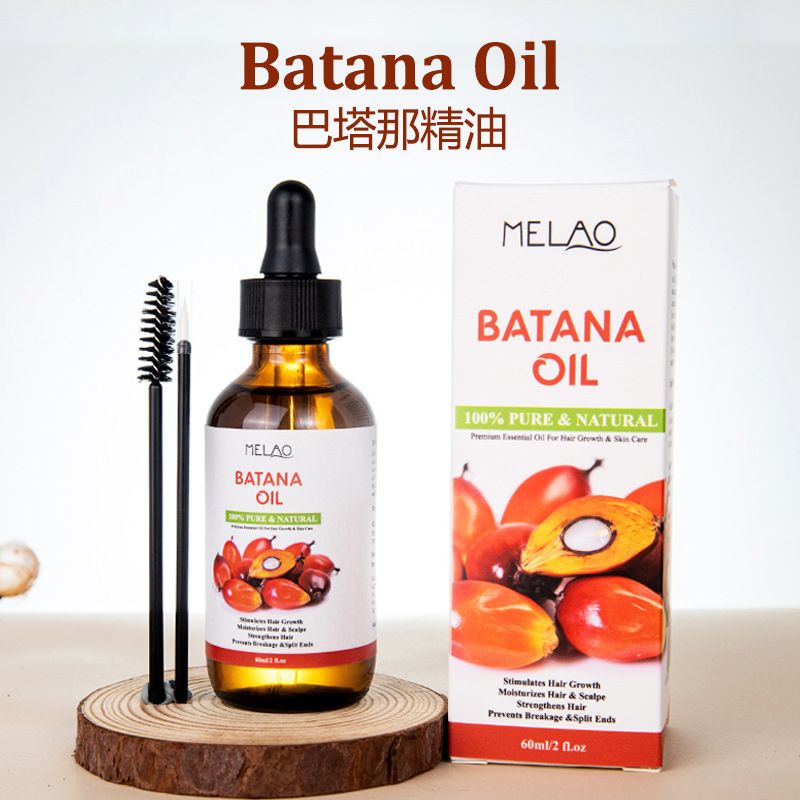 Batana Hair Growth Oil - Scalp Treatment for African Hair | Strengthens & Prevents Breakage (Natural Ingredients, Curly Hair Care, Gift Set)