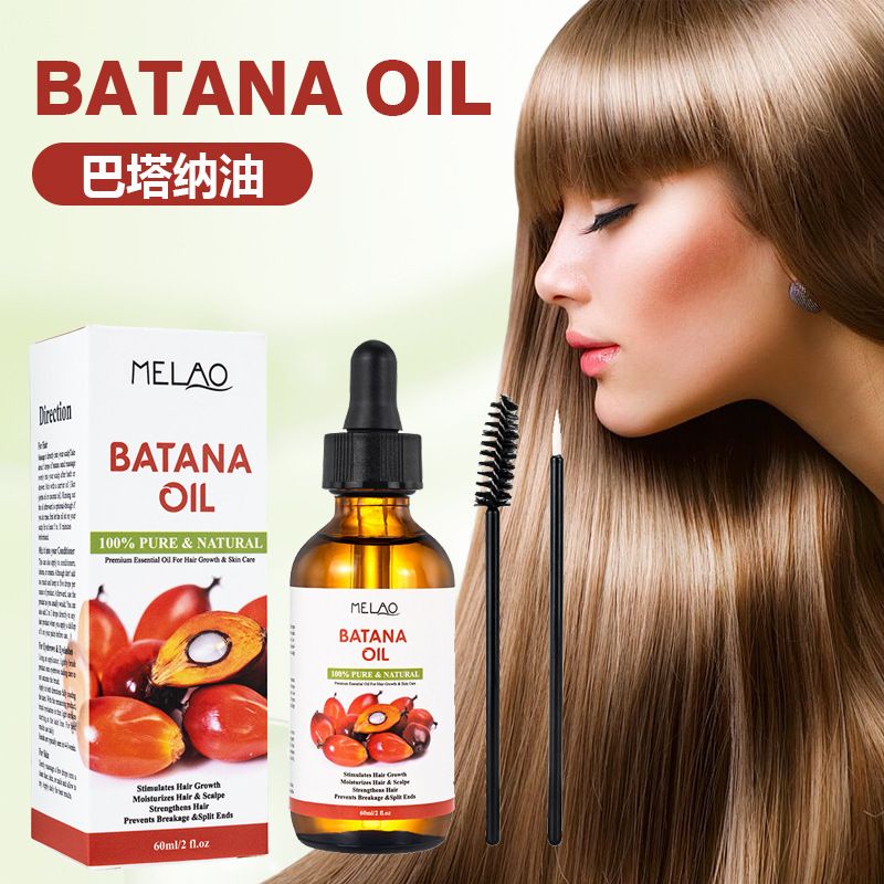 Batana Hair Growth Oil - Scalp Treatment for African Hair | Strengthens & Prevents Breakage (Natural Ingredients, Curly Hair Care, Gift Set)