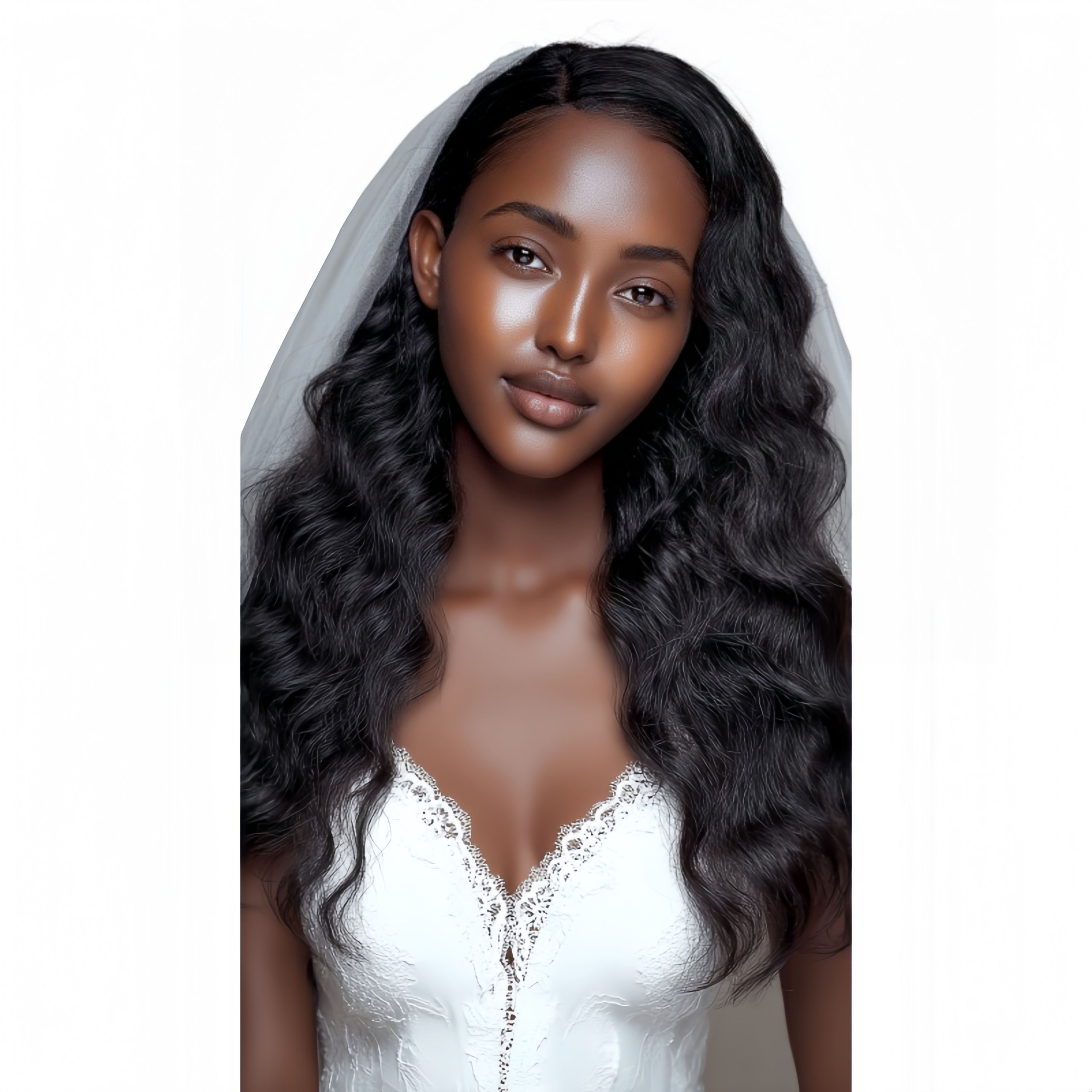 Human Hair Body Wave Wigs - 20 Inch 13x4 Lace Frontal | Most Natural 180 Density Wig(1B Black, Pre-Plucked, African Women, Gift, Wedding Body Wave Wigs)