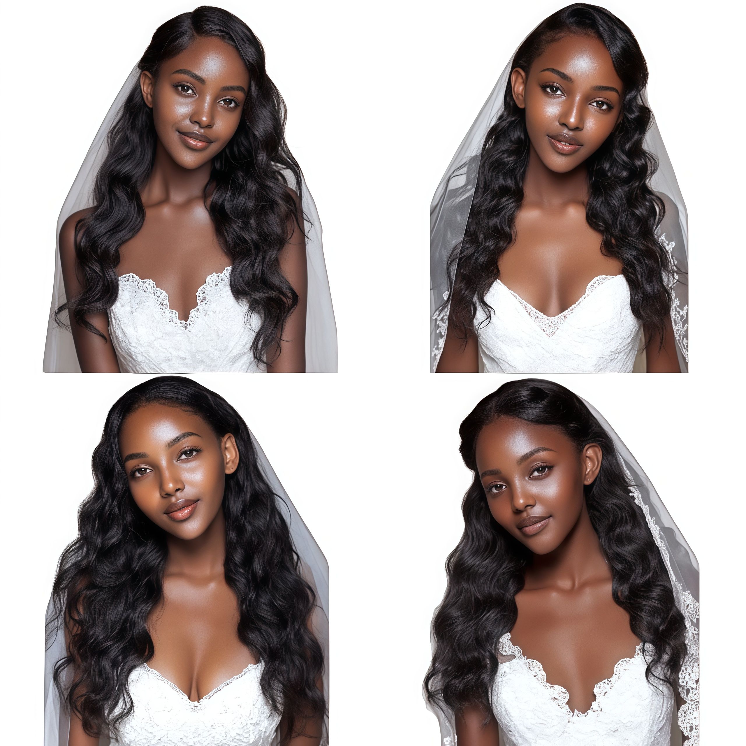 Human Hair Body Wave Wigs - 20 Inch 13x4 Lace Frontal | Most Natural 180 Density Wig(1B Black, Pre-Plucked, African Women, Gift, Wedding Body Wave Wigs)