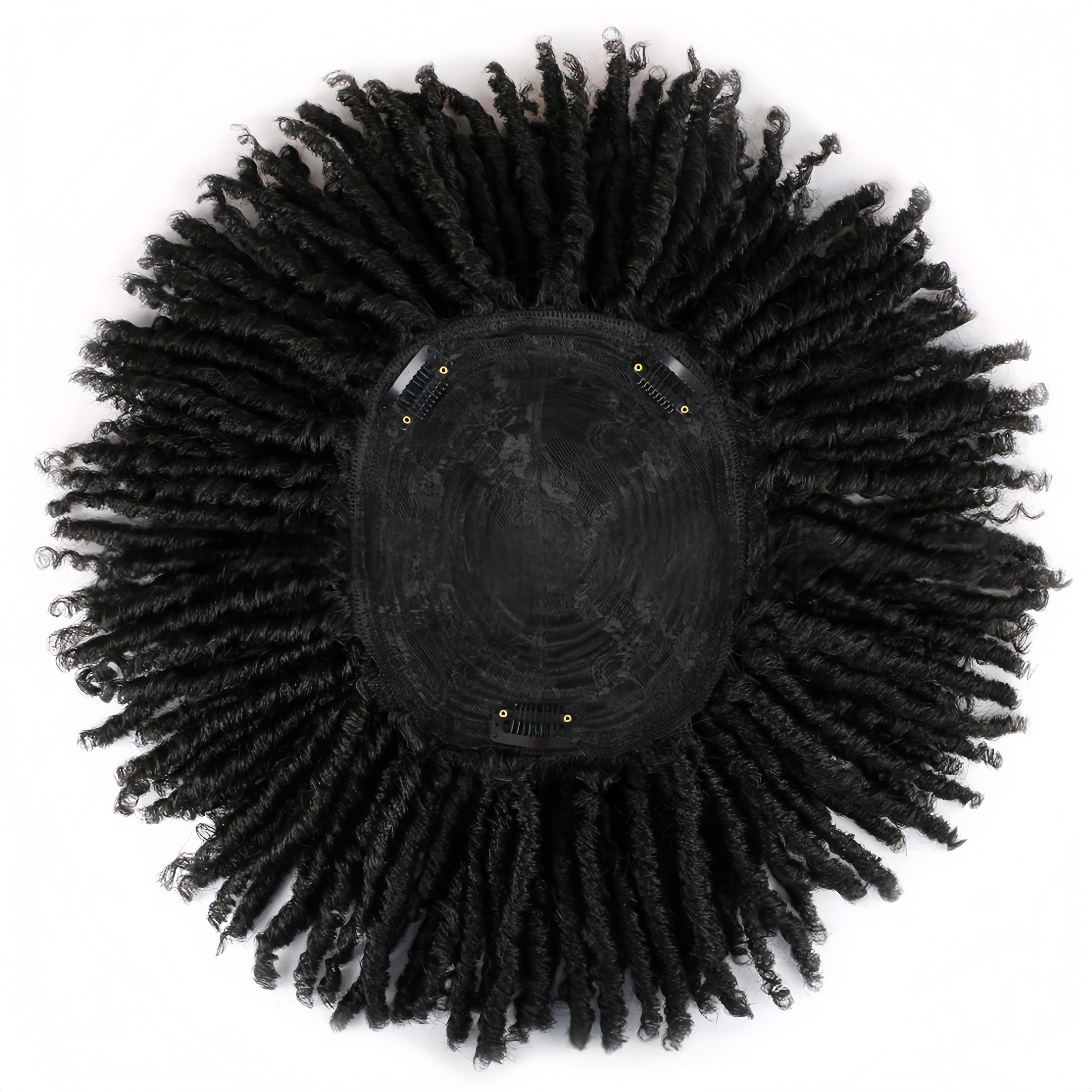 Synthetic Hollow Coiled African Locs | Lightweight (Black, 6 Inch, Easy to Install, Versatile Styling)