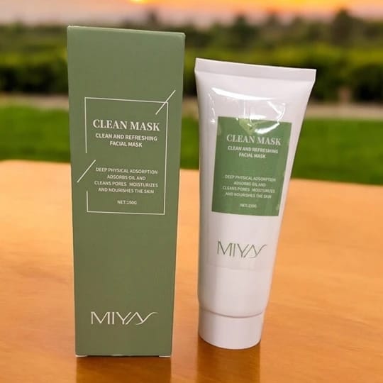 The Miya Clean Mask is  designed to detoxify, purify, and rejuvenate your skin. Formulated with natural ingredients, this mask helps to draw out impurities.