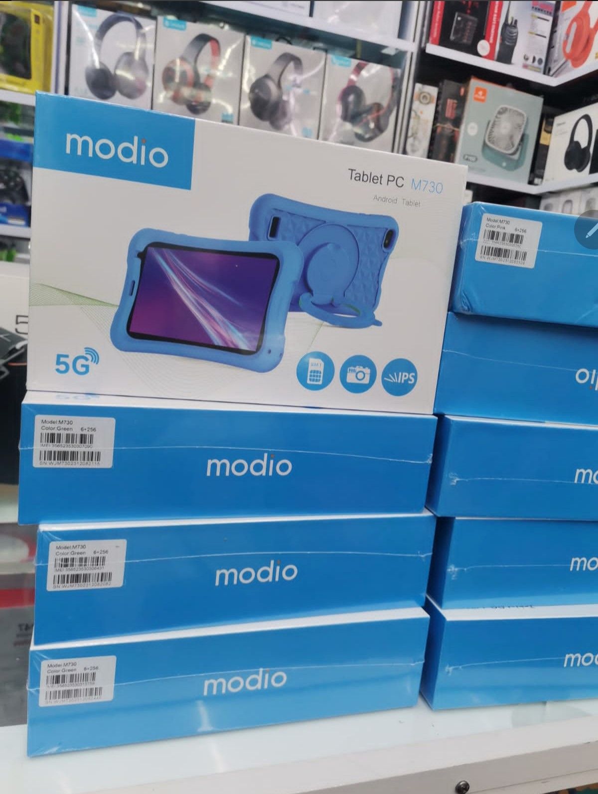 Modio M730  Kids Tablet - 6GB RAM 256GB ROM, Quad-core Android Tab with SIM Card Slot