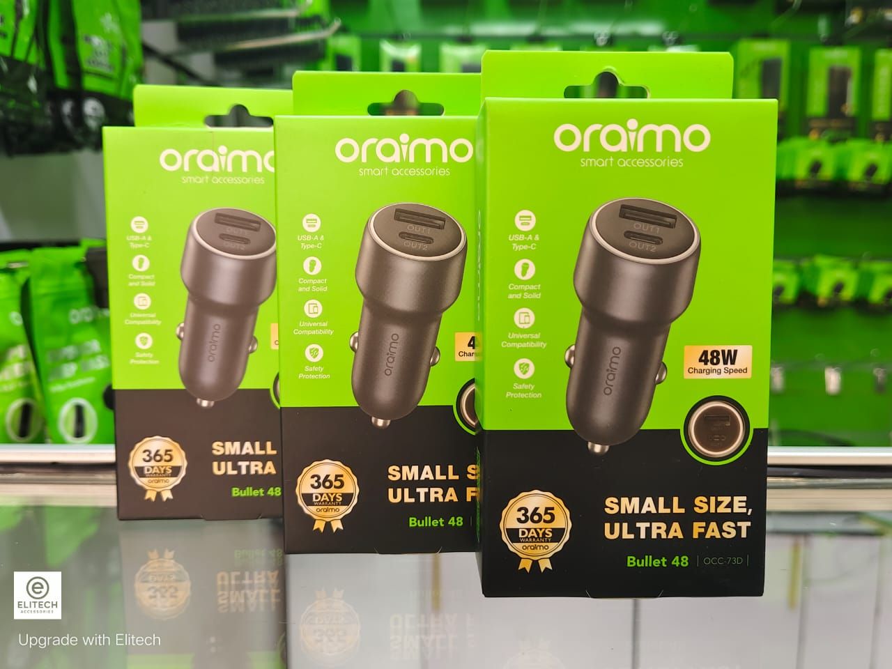 Oraimo Bullet 48 48W Car Charger OCC-73D