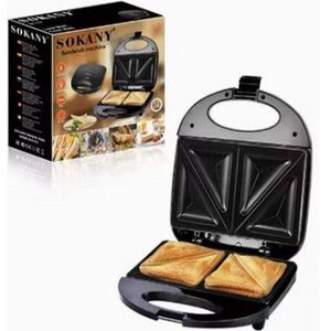 Sokany 4 SLICE SANDWICH MAKER + FREE EGG BOILER