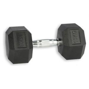 5KG SINGLE HAND Black Hexagon Weight training Dumbells Weight Set for home/office/gym workout
