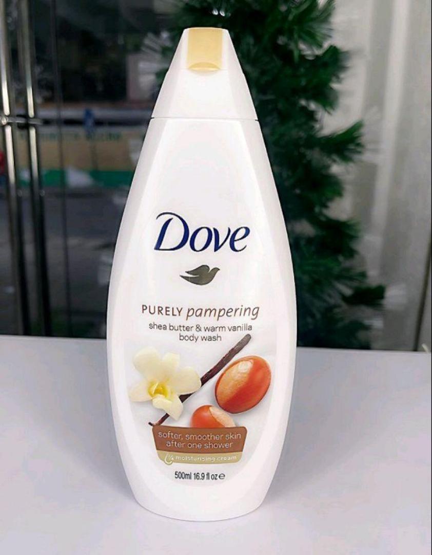 2 In 1 BEST OFFER!!! Intensive Care Cocoa Radiant Body Oil + Dove Purely Pampering Shea Butter & Warm Vanilla Body Wash
