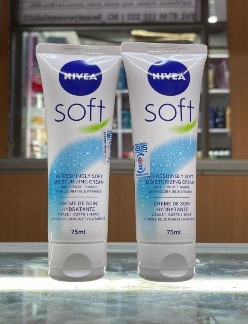 2 In 1 : Soft Moisturizing Creams For Face, Hands & Body With Vitamin E And Jojoba Oil