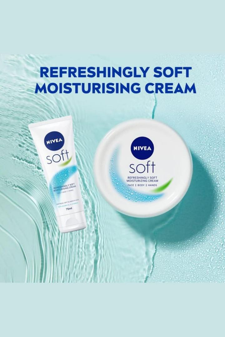 2 In 1 : Soft Moisturizing Creams For Face, Hands & Body With Vitamin E And Jojoba Oil