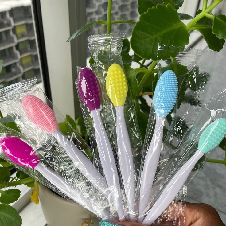 SOFT & GENTLE 3 Pcs: Lip Exfoliating Brush