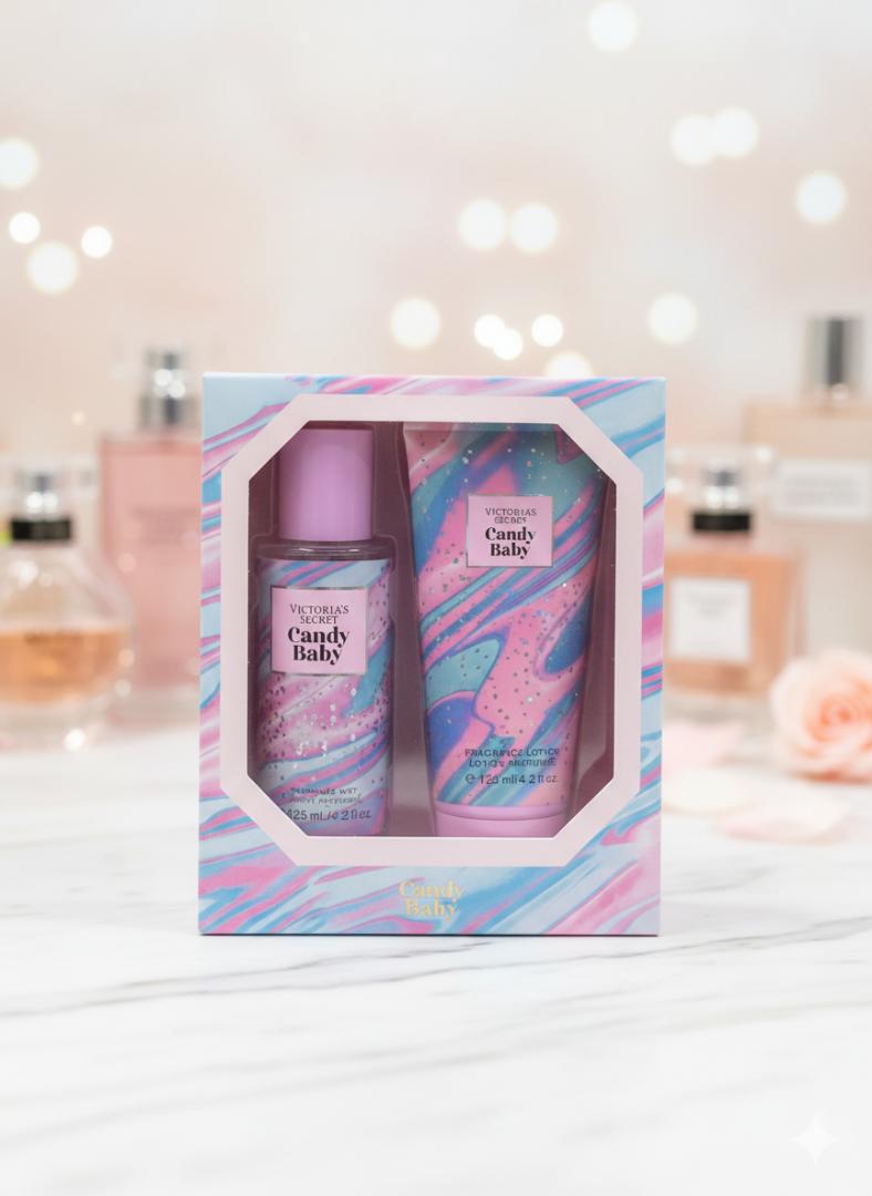 2 in 1 Gift Set: Victoria's secret Body Mist + Fragrance Lotion