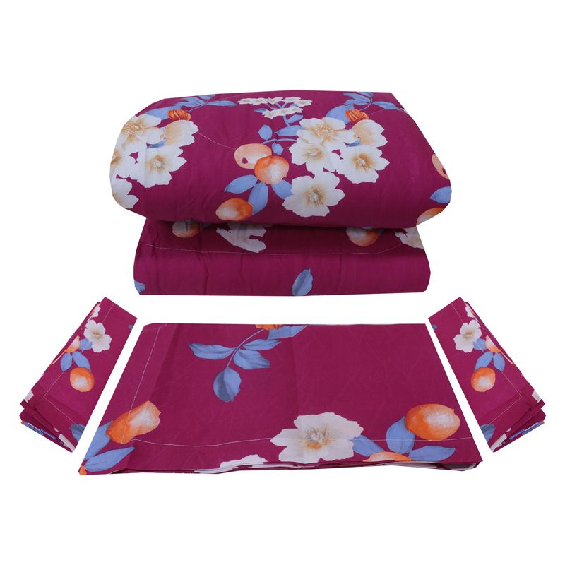 SUNBELT 5*6 2.8KG 4PCS / Set Duvet Set  1PC Duvet +1PC Sheet +2PCS Pillow Cases