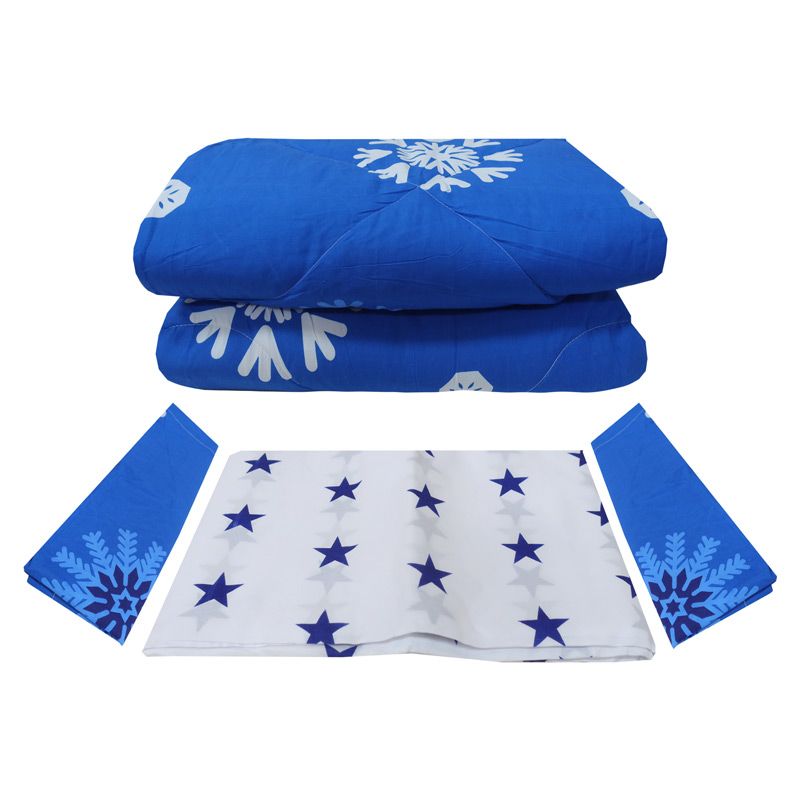 SUNBELT 5*6 2.8KG 4PCS / Set Duvet Set  1PC Duvet +1PC Sheet +2PCS Pillow Cases