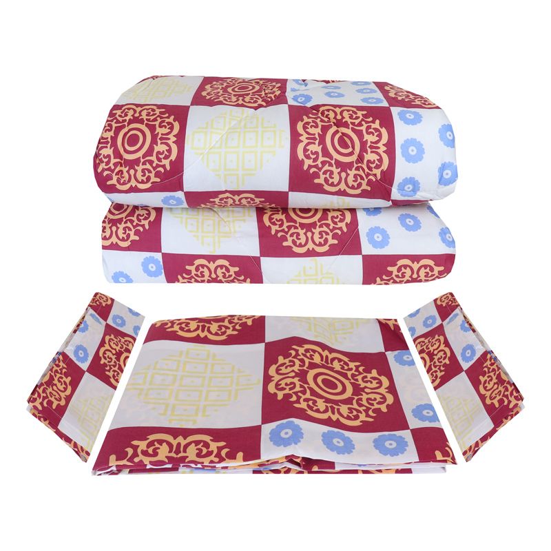 SUNBELT 4*6 2.4KG 4PCS / Set Duvet Set  1PC Duvet +1PC Sheet +2PCS Pillow Cases