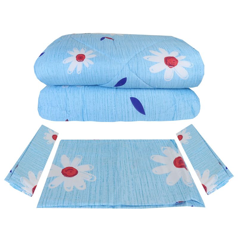 SUNBELT 4*6 2.4KG 4PCS / Set Duvet Set  1PC Duvet +1PC Sheet +2PCS Pillow Cases