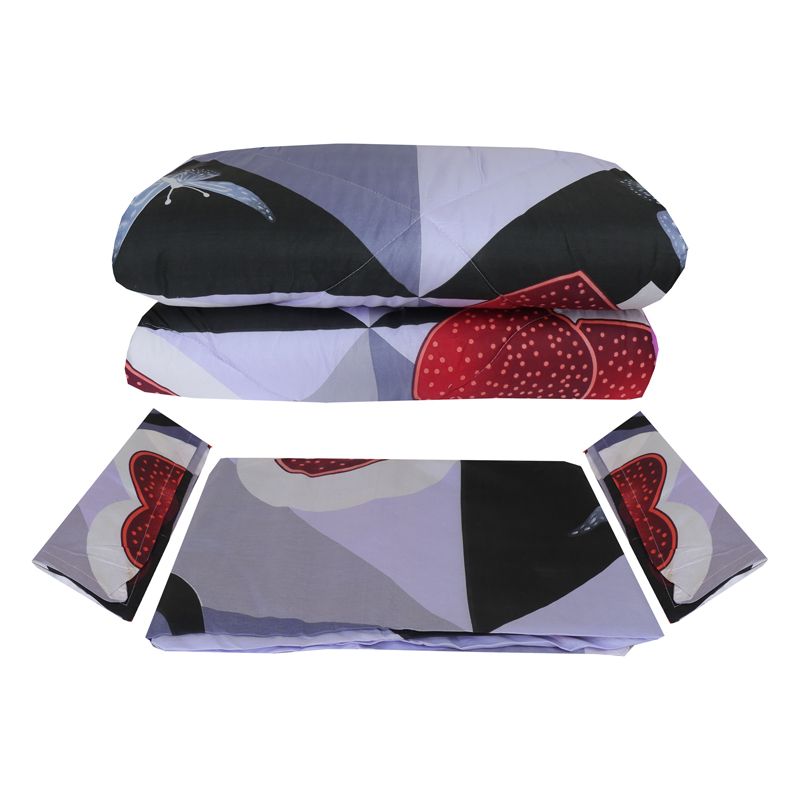 SUNBELT 4*6 2.4KG 4PCS / Set Duvet Set  1PC Duvet +1PC Sheet +2PCS Pillow Cases
