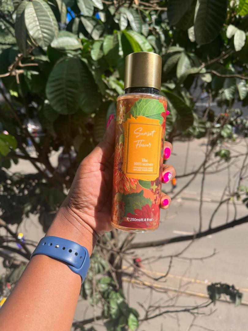 Fragrance Mist,Sunset Flower, Body splash,body mist, women body mist, women body spray, women body splash, sweet scent, fruityscent, Floral scents, women Gifts