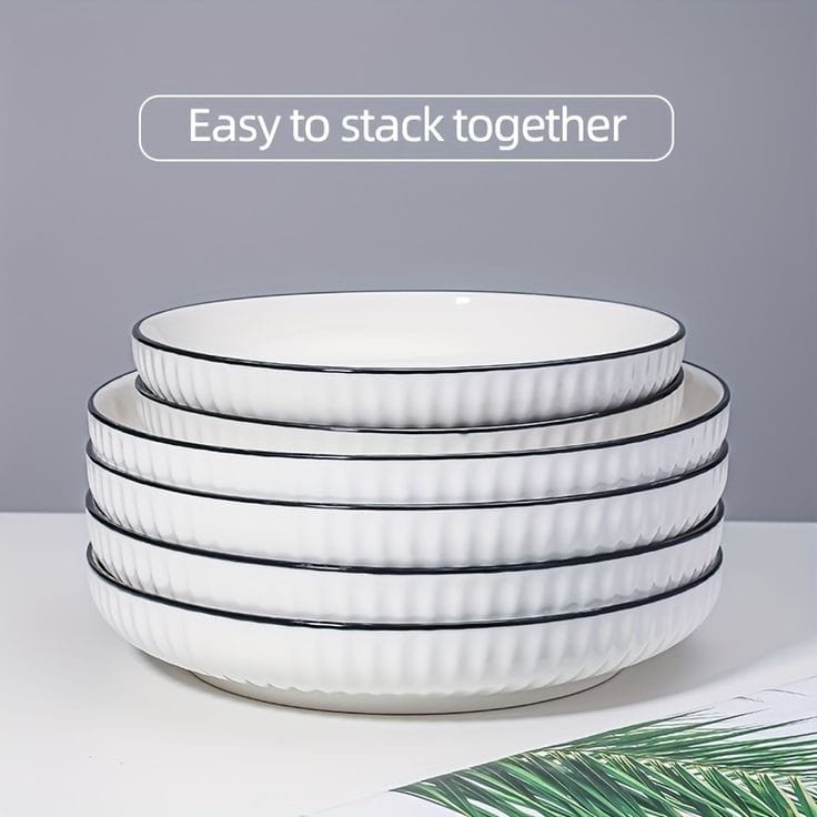 Best price for New 6Pcs Ceramic Dinnerware Round 10 inch Plates Color ...