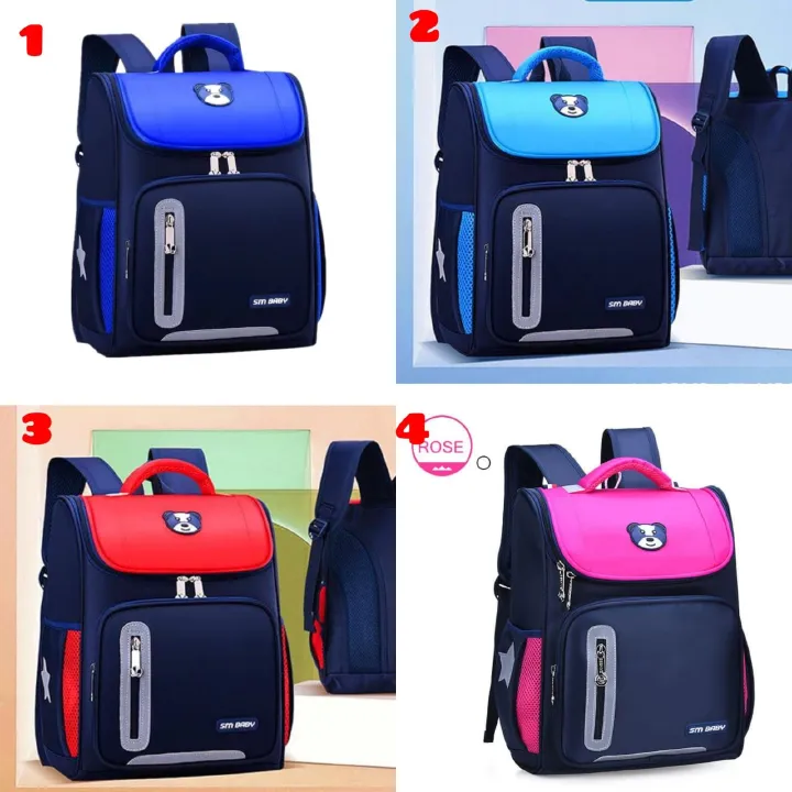 BIG WATERPROOF SM BABY SCHOOL BAG Big size Stylish school bags for Boys & Girls Popular Design Children Backpack