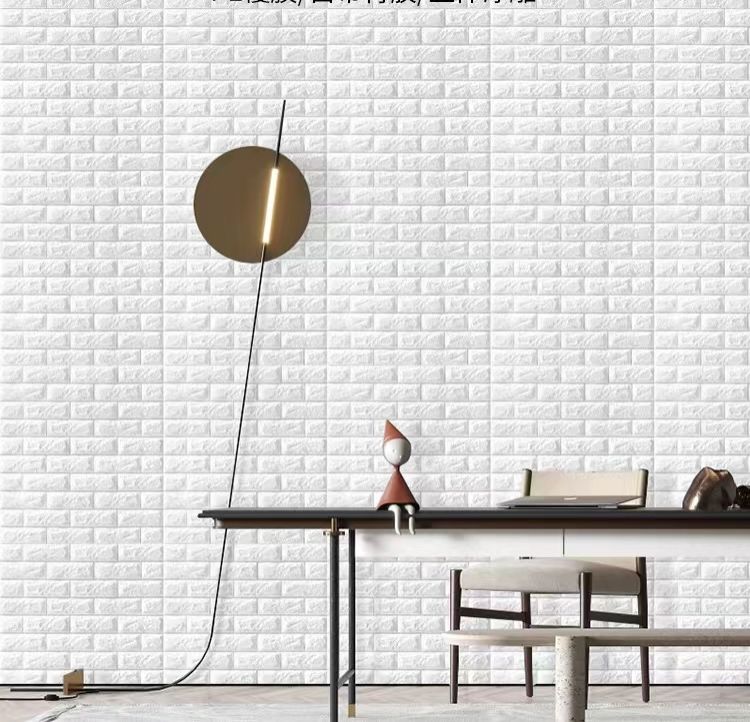 5pcs 70cm*77cm ,10pcs 35cm*38cm  Self Adhesive Foam Wallpaper DIY 3D Wall Panel  Living Room Brick Stickers Bedroom Kids Room Brick Papers Home Wall Decor