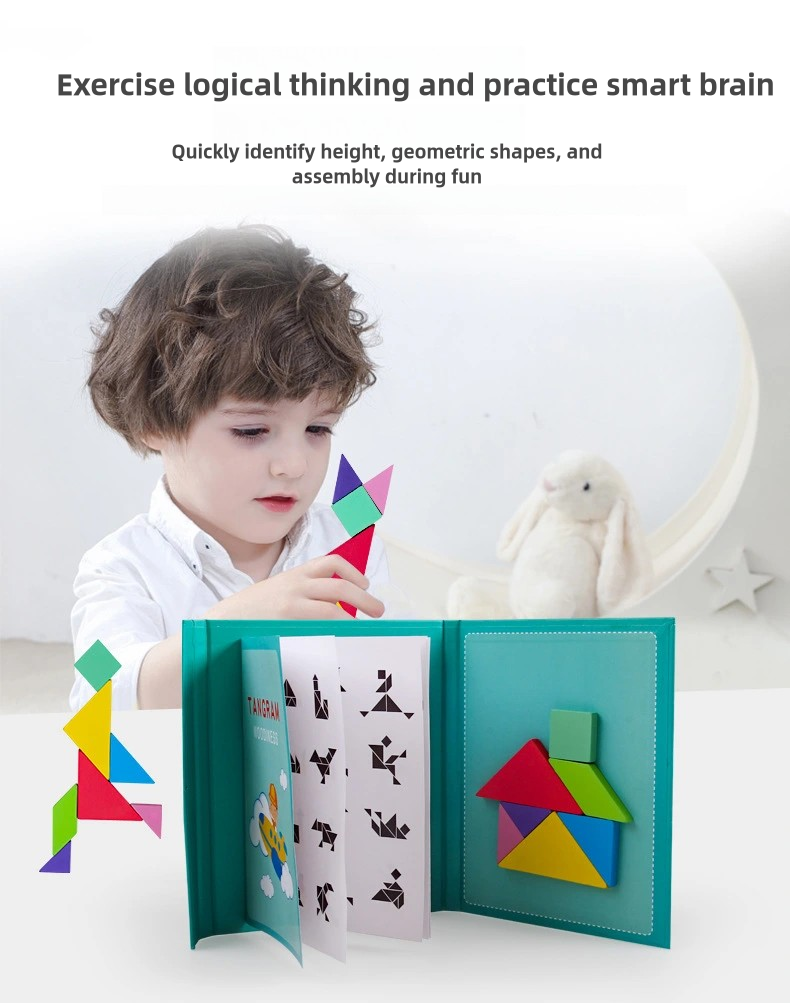 New children's wooden puzzle game for early cognitive education of infants, geometric shape chessboard toys for children
