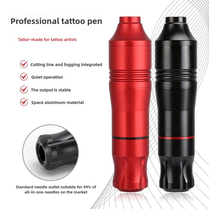 Professional  Tattoo Pen Kit Rotary ,Tattoo Machine With LED Mini Tattoo Power Supply 1200mAh Cartridge Needles Tattoo Kit For Body,Suitable for beginners, professionals