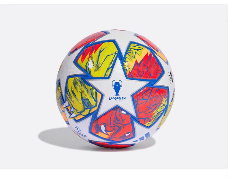 1 Set With Gift Pump Professional FIFA UEFA Champions League Match Mens Size 5 Five Training Football Futsal Soccer Ball Sports red Referee Boots With Gift Inflation