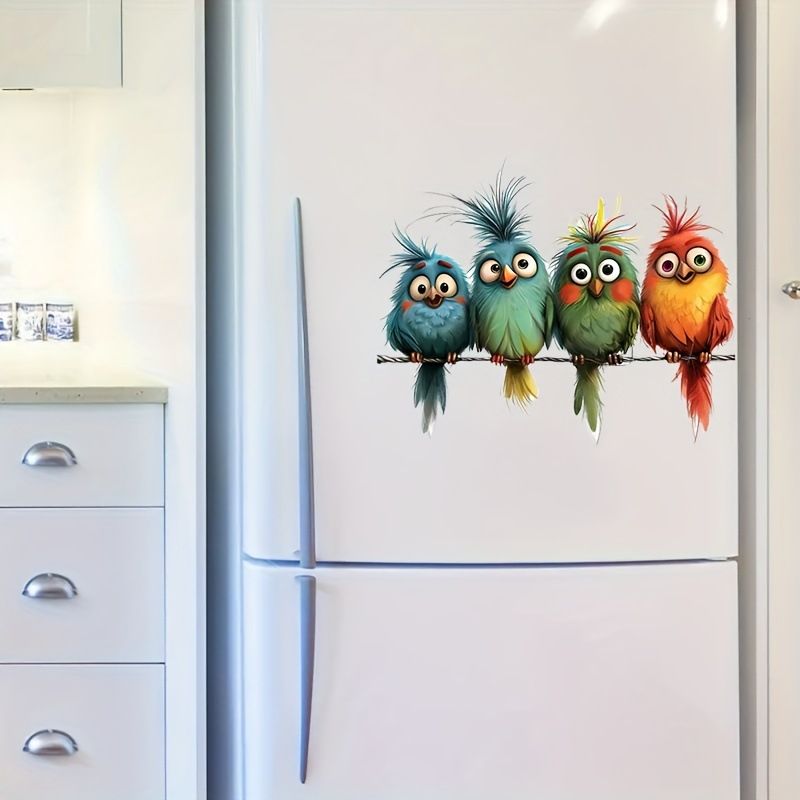 Car stickers interesting bird vinyl stickers suitable for glass movable animal stickers waterproof