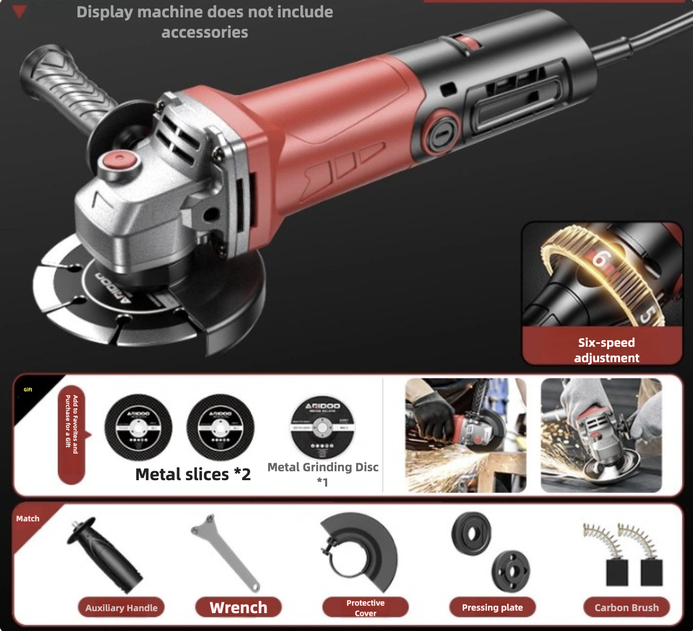 Multi functional angle grinder, long tail 5-meter polishing machine, polishing machine bracket, polishing machine, cutting machine, household use