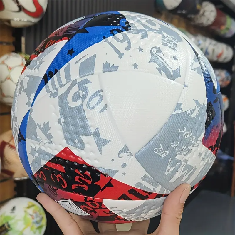 Professional Soccer Ball, Official Size 5 Football Perfect For Outdoor Training&Entertainment, PU Leather Seam Durable And Long-Lasting Soccer Ball, Football socks as a gift