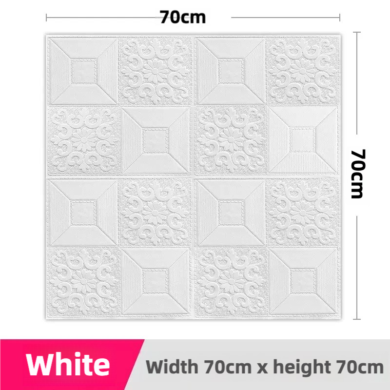 5pcs 70cm*77cm ,10pcs 35cm*38cm  Self Adhesive Foam Wallpaper DIY 3D Wall Panel  Living Room Brick Stickers Bedroom Kids Room Brick Papers Home Wall Decor