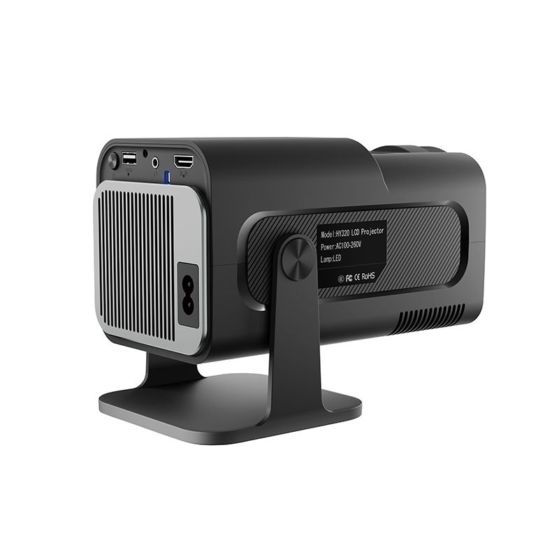 HY320 Model(not HY320 Mini), Magcubic 4K Android Projector, Native 1080P, 390 ANSI Lumens, Dual Wifi 6, Wireless 5.0, 1920x1080 Resolution, Portable Cinema Projector with Upgraded Features, US Plug