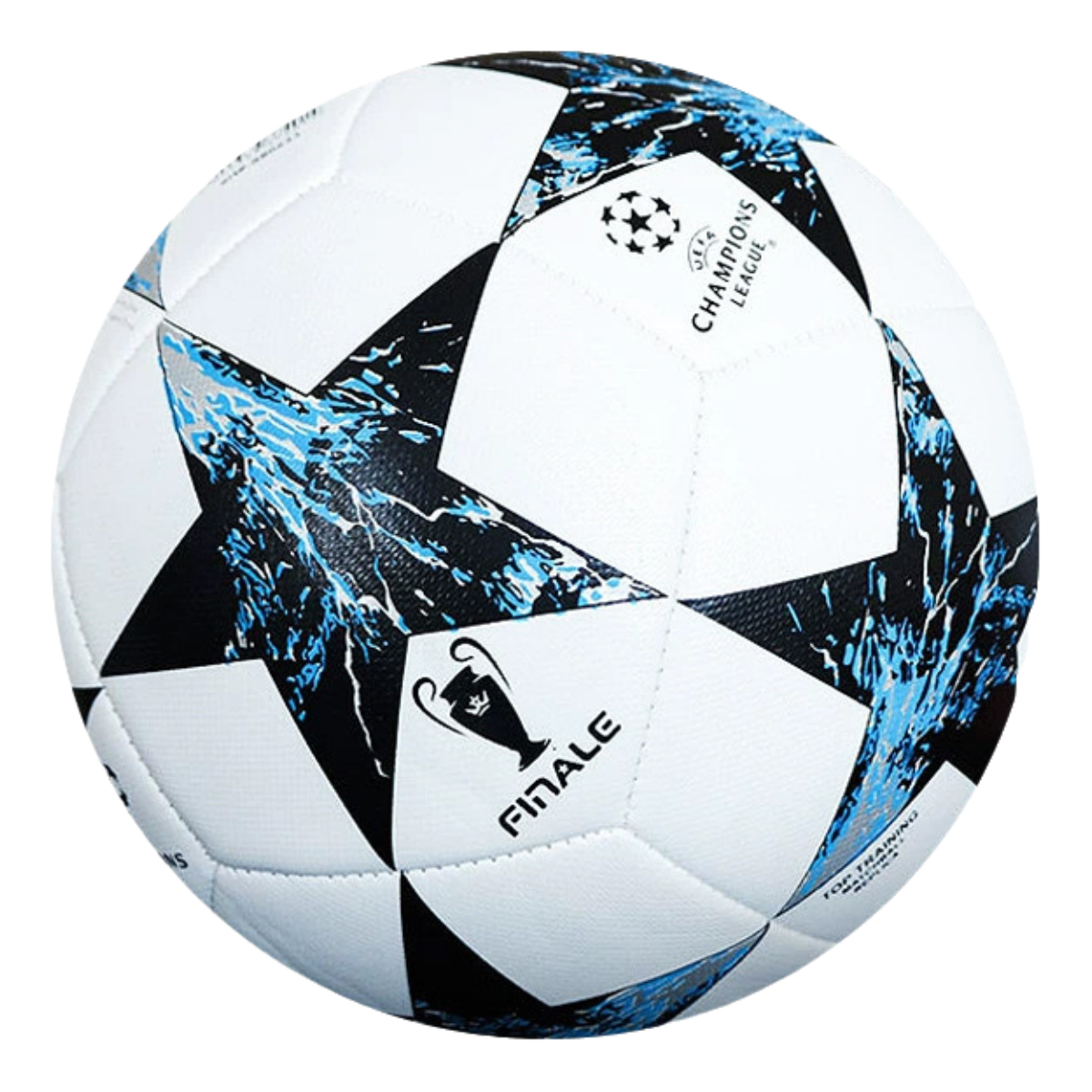 1 Set With Gift Pump Professional FIFA UEFA Champions League Match Mens Size 5 Five Training Football Futsal Soccer Ball Sports Blue Referee Boots With Gift Inflation