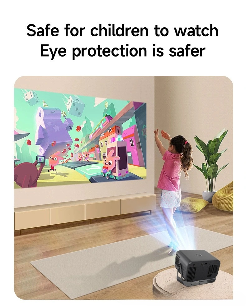 The best-selling model in 2025,1080P 4K Portable WiFi 6 BT V5.0 Projector Home Theater Smart Projector Auto Keystone Movie Projector for OS Android TV stick
