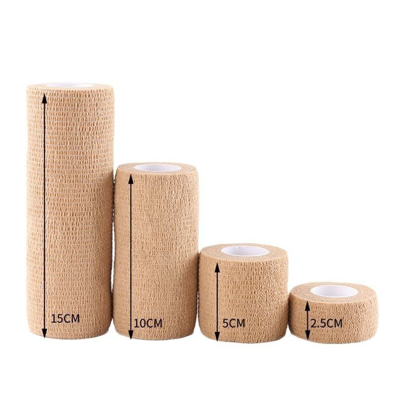 10 rolls of 5cm x 4.5m bandages, Disposable Self-Adhesive Elastic Wrap 5CM — Anti-Slip Grip Bandage for Tattoo Use, Soft Touch, Waterproof & Sweat-Resistant, High Elasticity