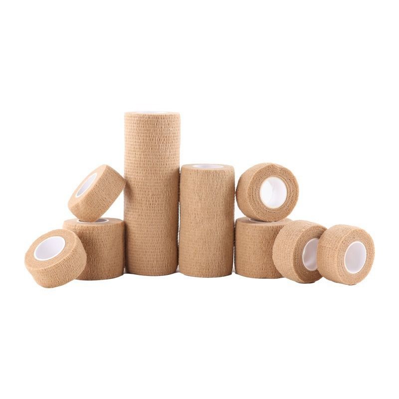 10 rolls of 5cm x 4.5m bandages, Disposable Self-Adhesive Elastic Wrap 5CM — Anti-Slip Grip Bandage for Tattoo Use, Soft Touch, Waterproof & Sweat-Resistant, High Elasticity
