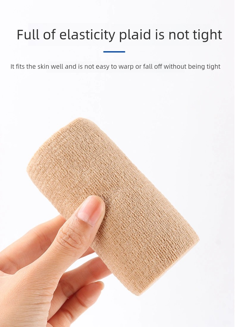 10 rolls of 5cm x 4.5m bandages, Disposable Self-Adhesive Elastic Wrap 5CM — Anti-Slip Grip Bandage for Tattoo Use, Soft Touch, Waterproof & Sweat-Resistant, High Elasticity