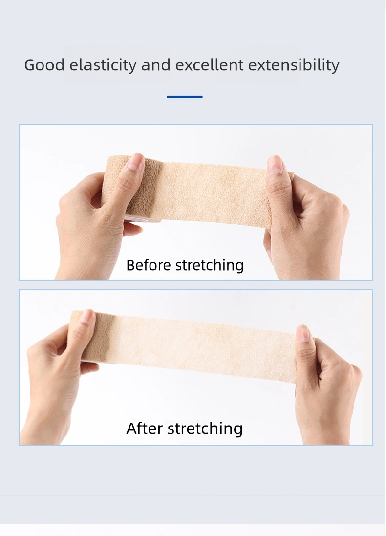 10 rolls of 5cm x 4.5m bandages, Disposable Self-Adhesive Elastic Wrap 5CM — Anti-Slip Grip Bandage for Tattoo Use, Soft Touch, Waterproof & Sweat-Resistant, High Elasticity