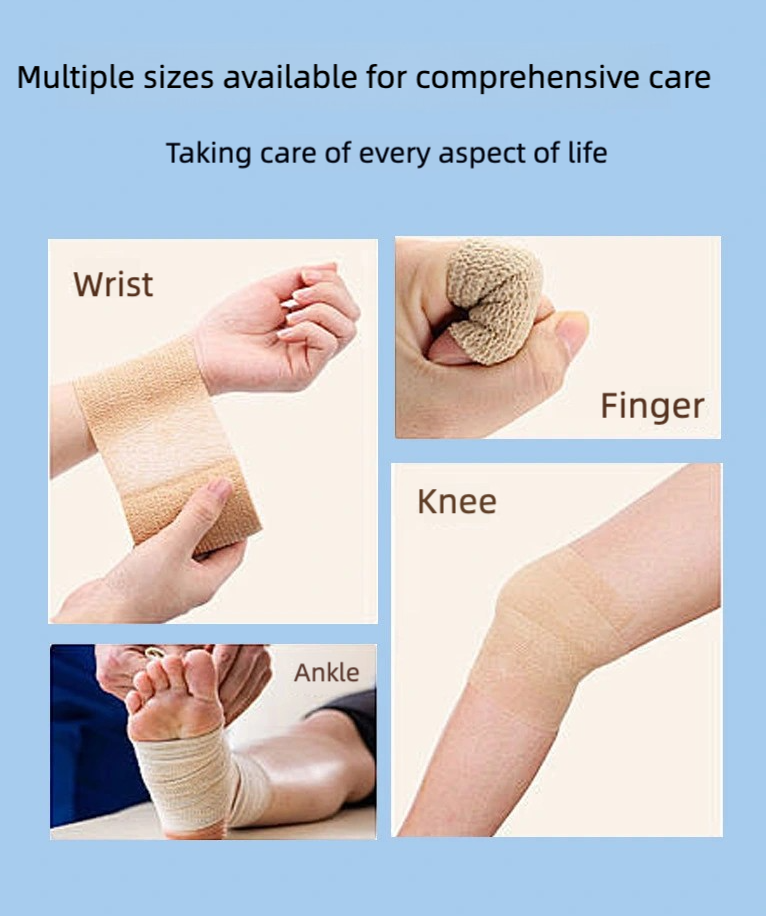 10 rolls of 5cm x 4.5m bandages, Disposable Self-Adhesive Elastic Wrap 5CM — Anti-Slip Grip Bandage for Tattoo Use, Soft Touch, Waterproof & Sweat-Resistant, High Elasticity