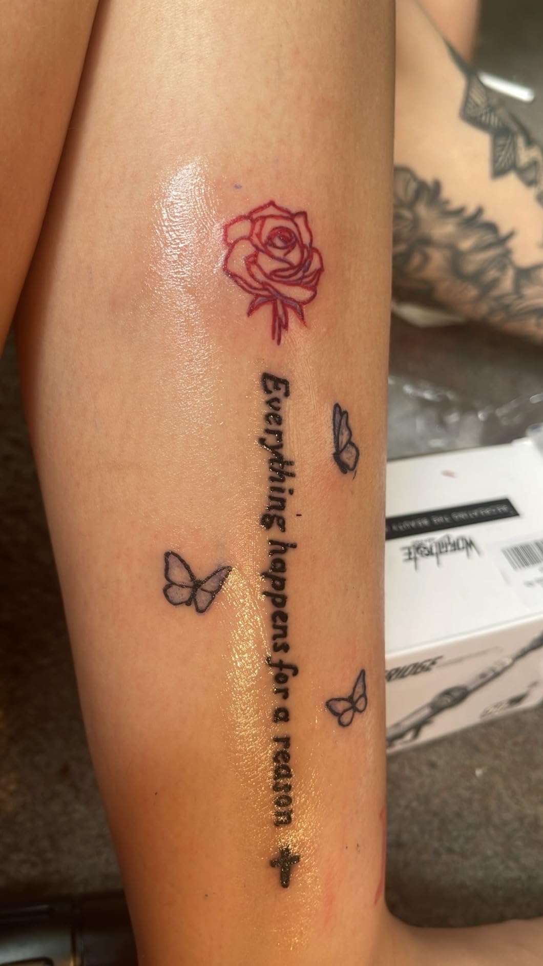 Dynamic Color Tattoo Ink, Real Permanent pigments( not Practice ink),Pre-Dispersed Professional Tattoo Pigment, Made in USA, 100% Original,Bottle 1oz, Triple black,Blue,Red