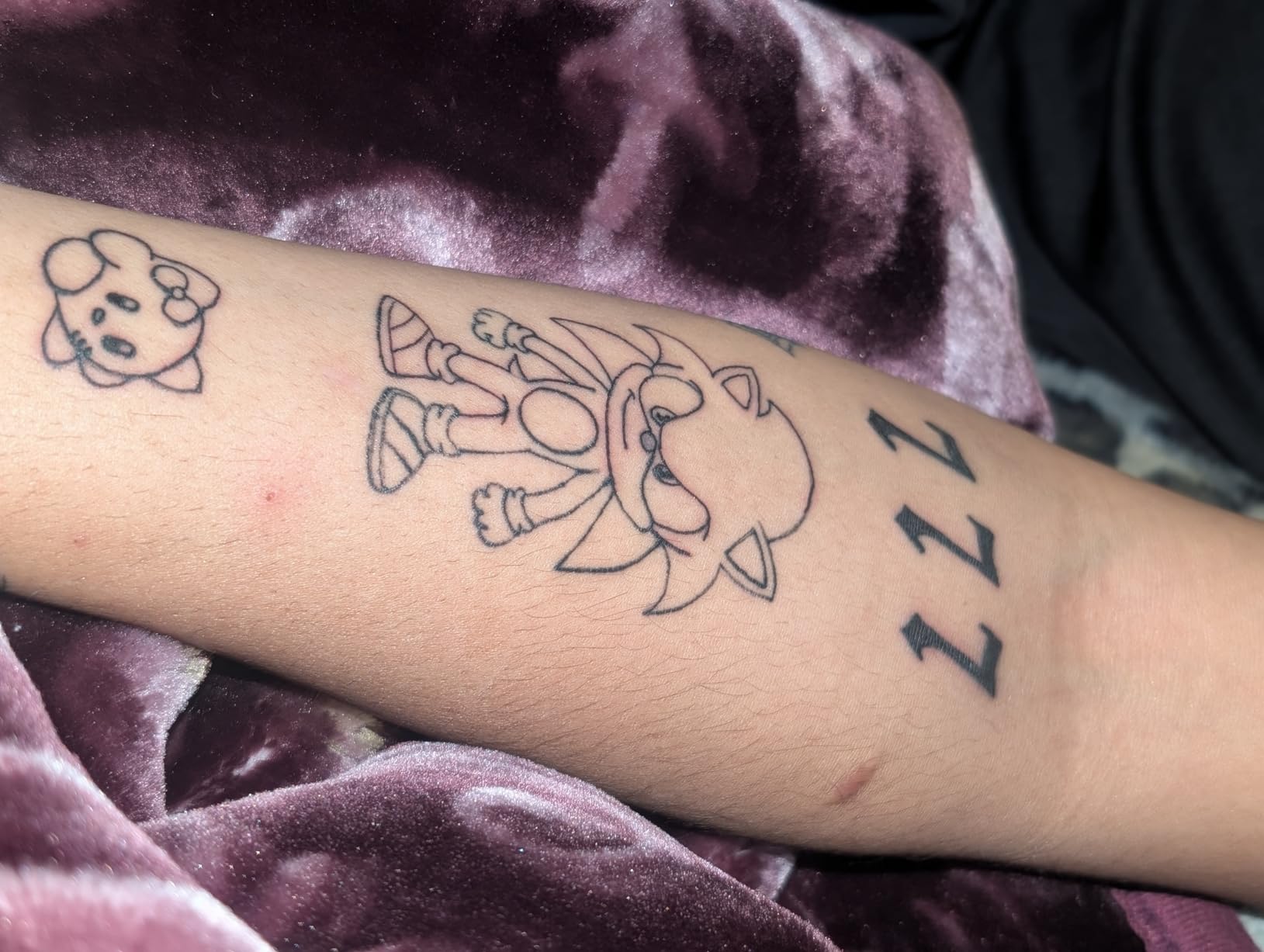 Dynamic Color Tattoo Ink, Real Permanent pigments( not Practice ink),Pre-Dispersed Professional Tattoo Pigment, Made in USA, 100% Original,Bottle 1oz, Triple black,Blue,Red