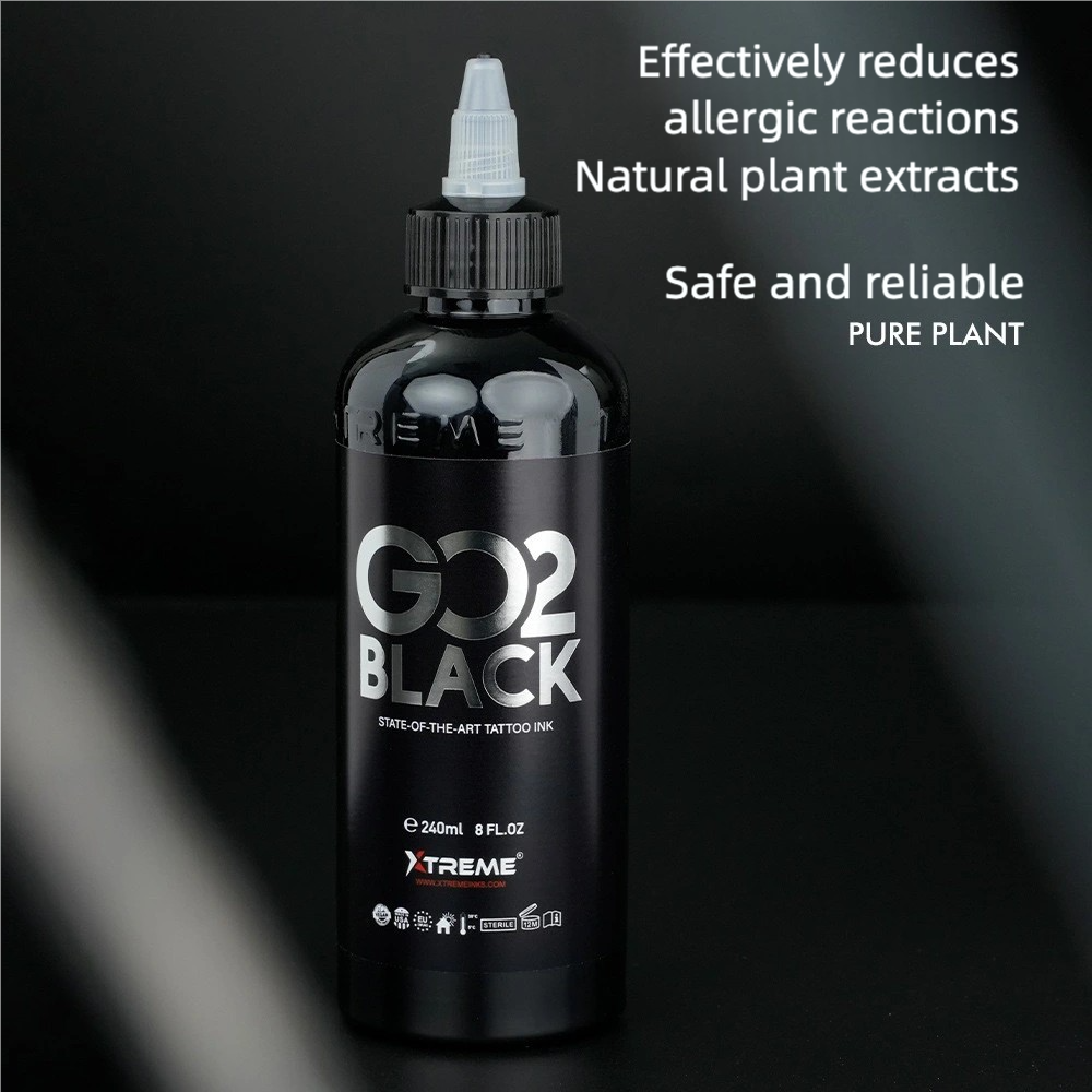 TBK Tattoo Ink, Water-Based Permanent Pigment, Natural Plant Extract,8oz 240ml ,Original Import from USA