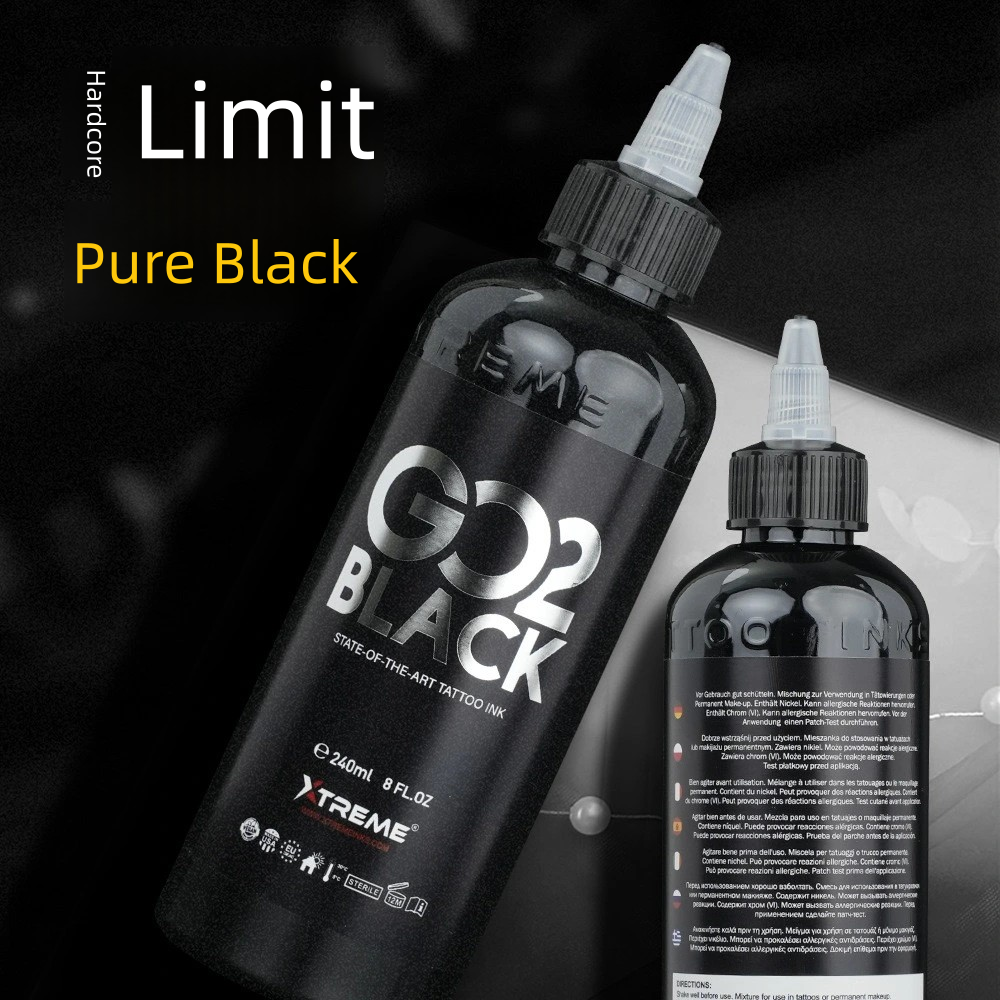 TBK Tattoo Ink, Water-Based Permanent Pigment, Natural Plant Extract,8oz 240ml ,Original Import from USA