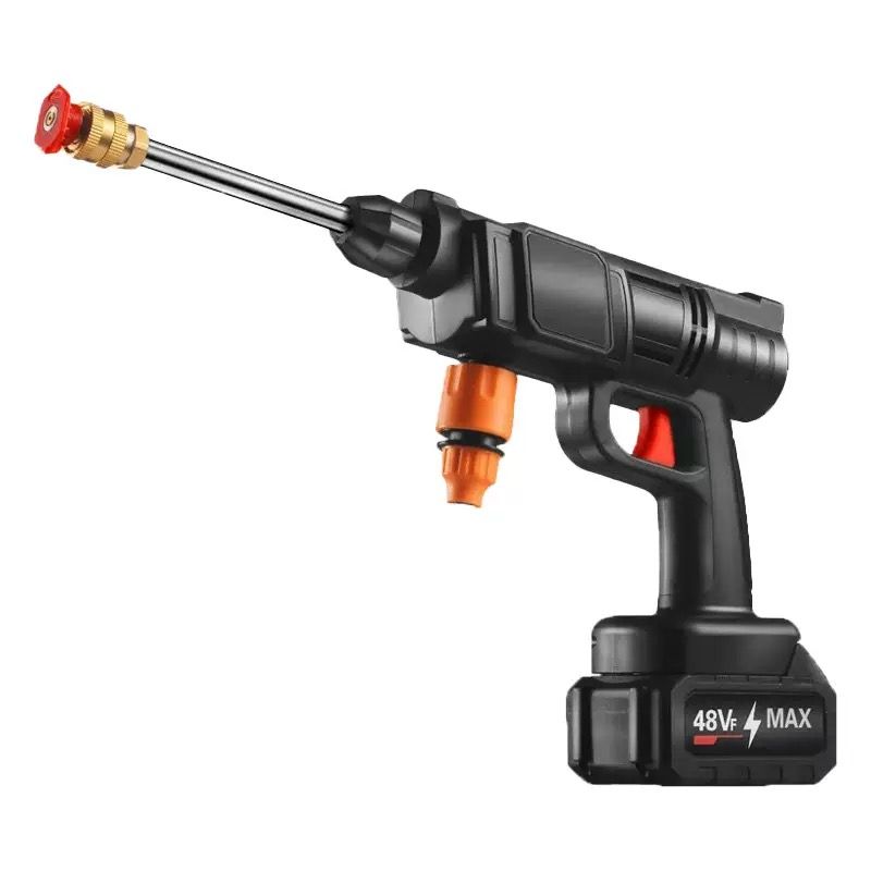 Cordless Power Washer for Car, Rechargeable Portable High-Pressure Car Washing Machine – 2 Batteries, Home, Garden, Bikes & Outdoor Cleaning, Adjustable Nozzle Jet Sprayer